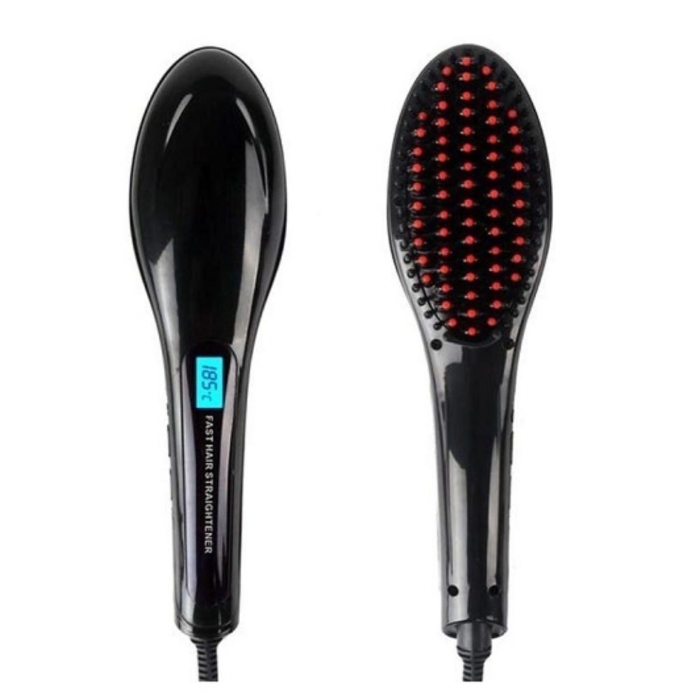 SEEN ONE FAST ELECTRIC HAIR STRAIGHTENING BRUSH (NEW WITH TAGS)